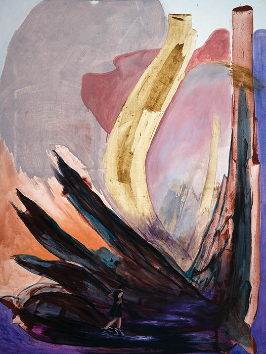 o.T., 2023, Öl auf Leinwand, 120 x 90 cm