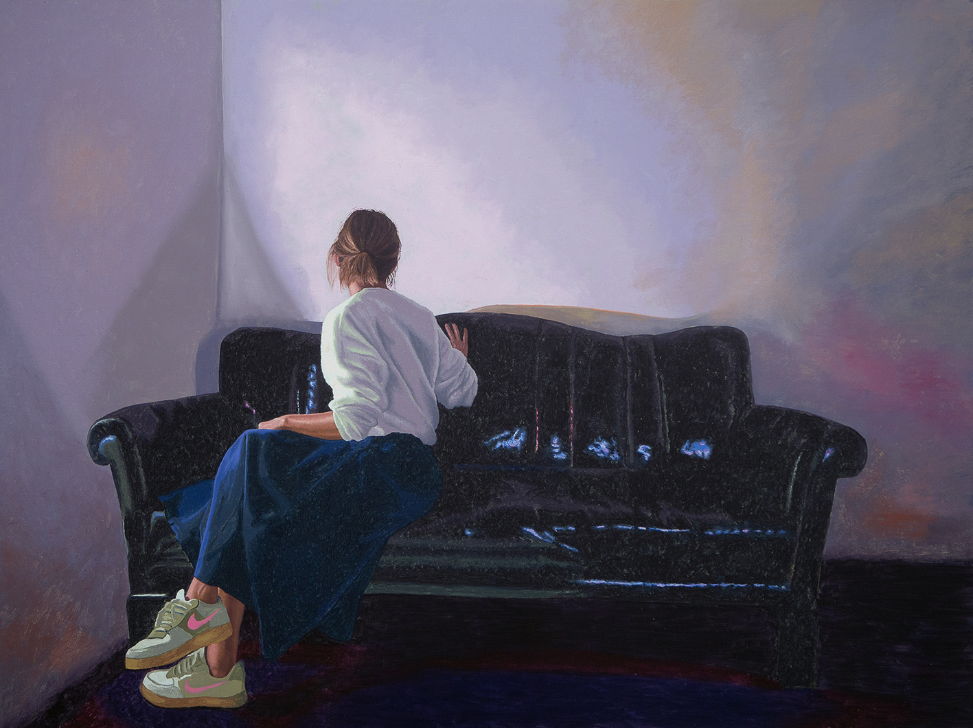 untitled, 2025, oil on canvas, 90 x 120 cm.