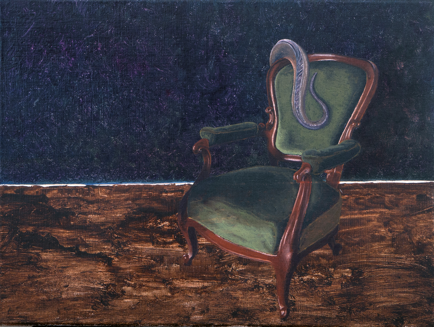 untitled, 2025, oil on canvas, 30 x 40 cm.